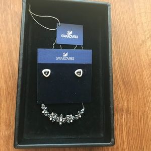 Swarovski necklace and earring set